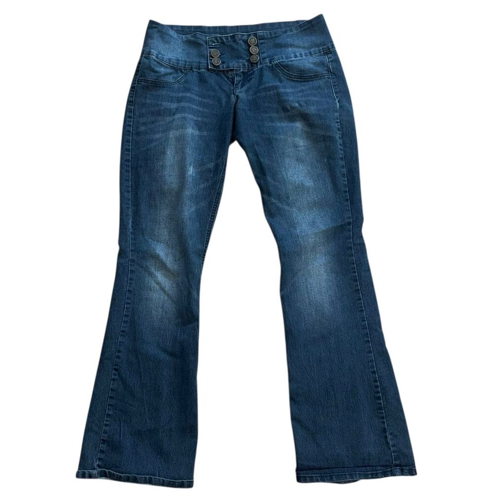 VTG Indigo Rein Lowrise Y2K Bootcut Blue Jeans Women’s 9 Normcore Classic Casual